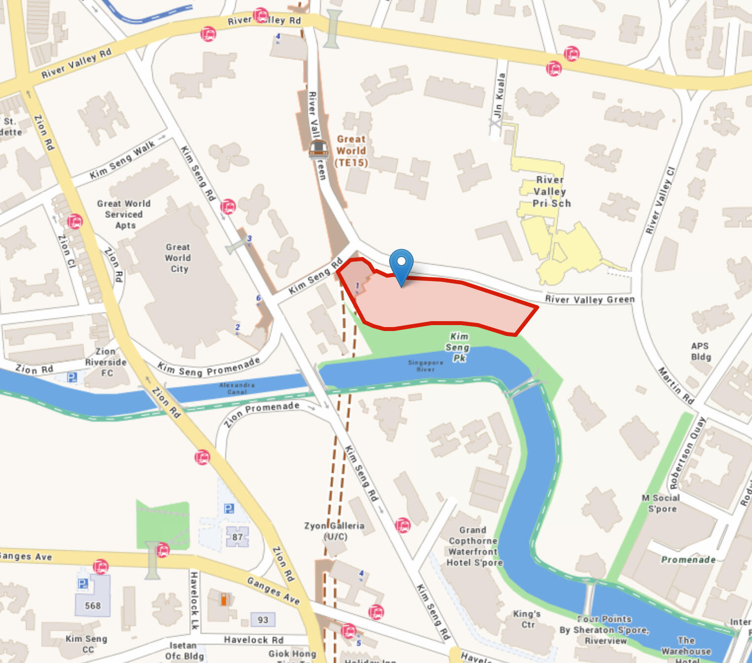 River Modern Location by GuocoLand